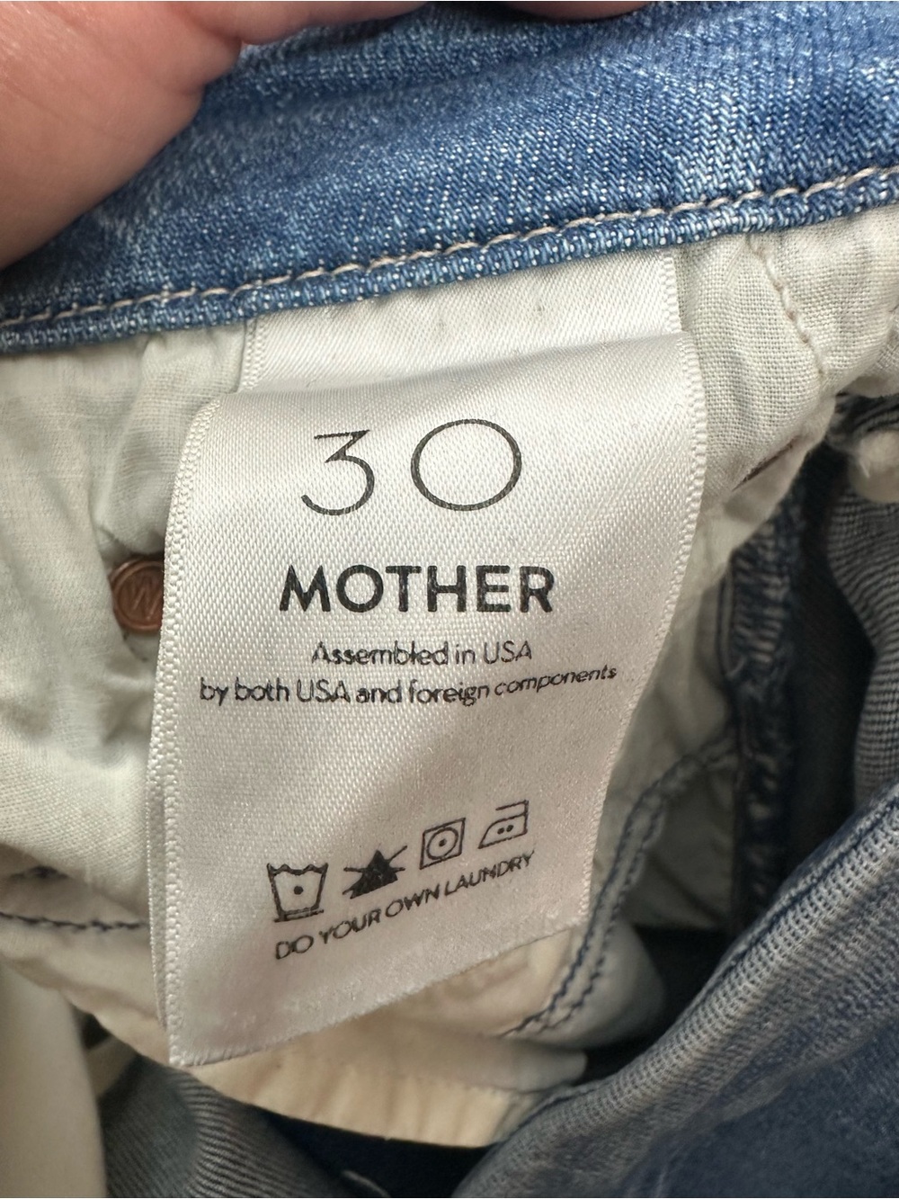 Mother High Waisted Ankle Fray Leopard Jean 30 - Picture 9 of 12